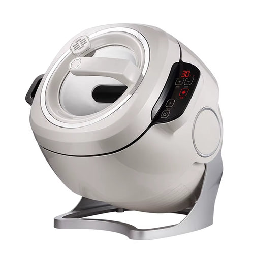 6L Multi Cooker Full Automatic Intelligent Cooker Stir Frying Cooking Machine Non-Stick Cooking Wok Pot Touch Panel Cooker Robot