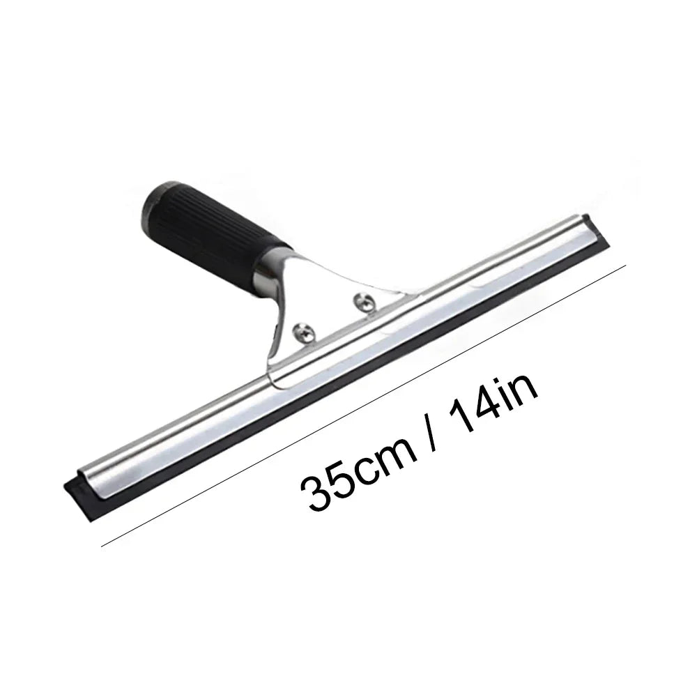25/30/35/40Cm Glass Cleaning Squeegee Window Wiper Window Cleaning Tool Rubber Blade for Bathroom Shower Home Car Glass Cleaning