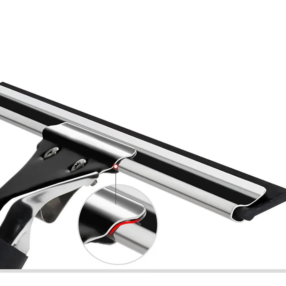 25/30/35/40Cm Glass Cleaning Squeegee Window Wiper Window Cleaning Tool Rubber Blade for Bathroom Shower Home Car Glass Cleaning