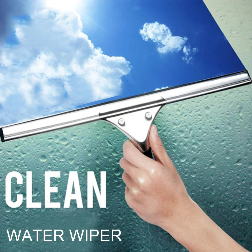 25/30/35/40Cm Glass Cleaning Squeegee Window Wiper Window Cleaning Tool Rubber Blade for Bathroom Shower Home Car Glass Cleaning